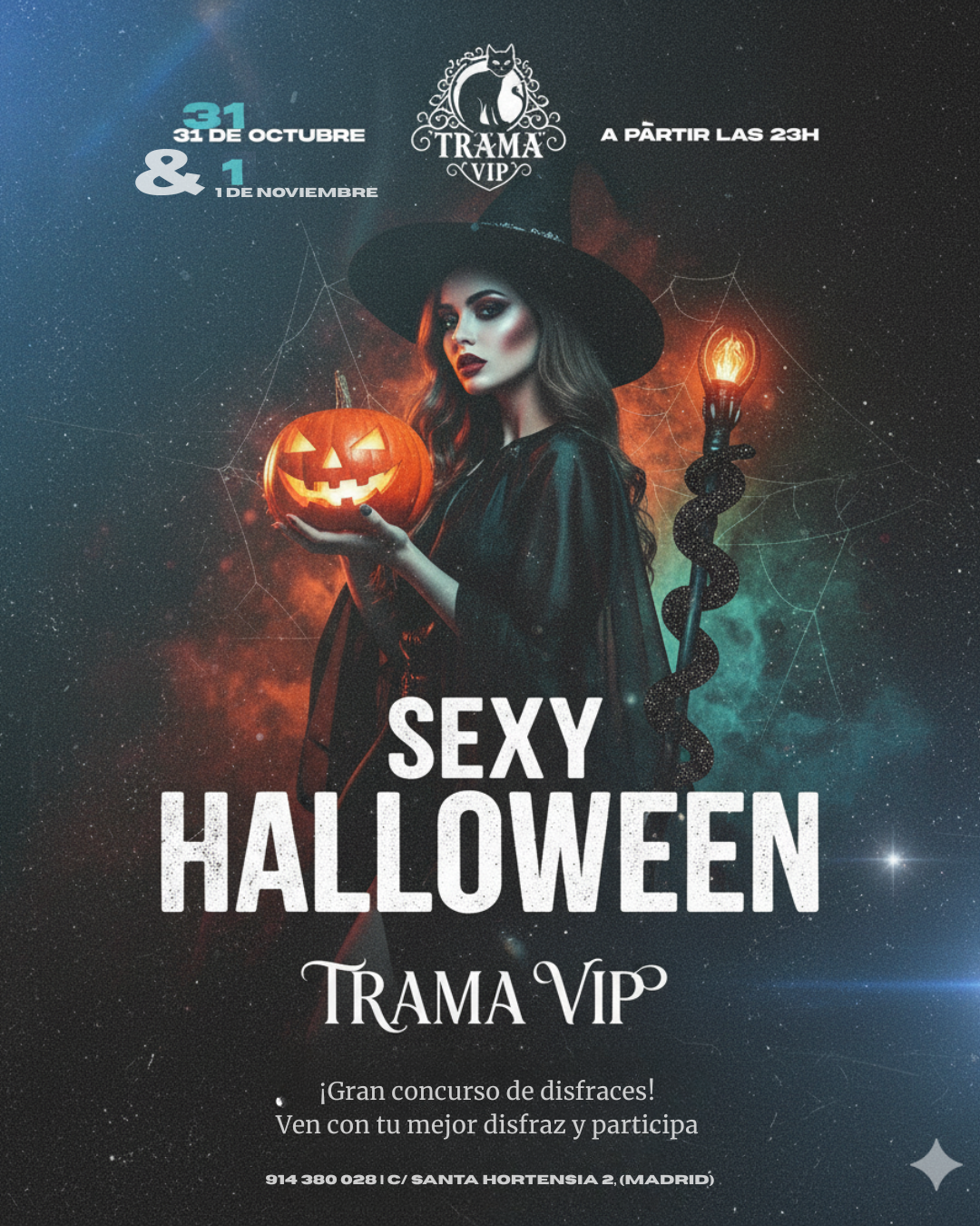 HALLOWEEN 2025 TRAMA FIESTA VUELTA AL COLE SWINGER